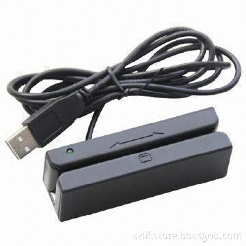 Mini Magnetic Stripe Card Reader, Supports 3 Tracks Reading, Supports Apple and Android systems